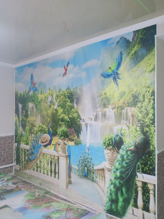 Ремнот квартир обой мокри шелк леанардо өте тиімді бағада