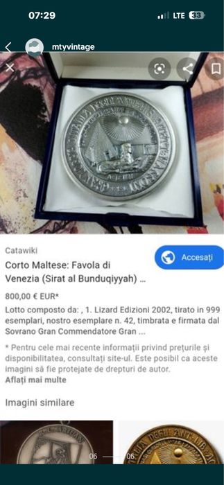 Medalii masonice din argint