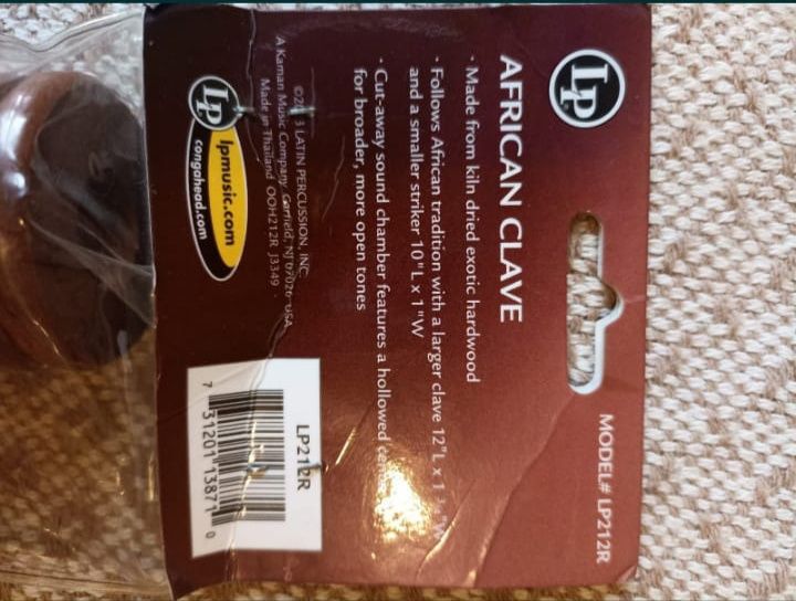 Ударный инструмент африканский клаве LP Latin Percussion