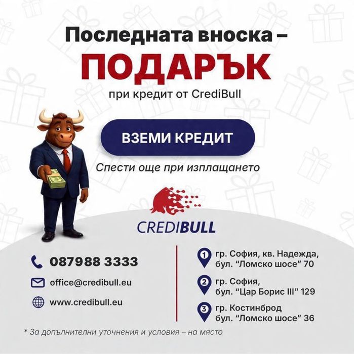 Одобрение с лошо ЦКР! САМО ЗА СОФИЯ!!