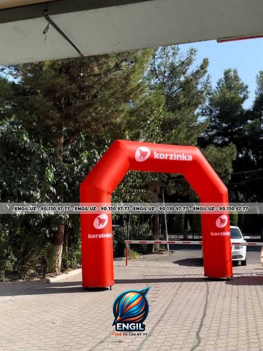 Надувная арка старт или финиш (start finish arkalar)