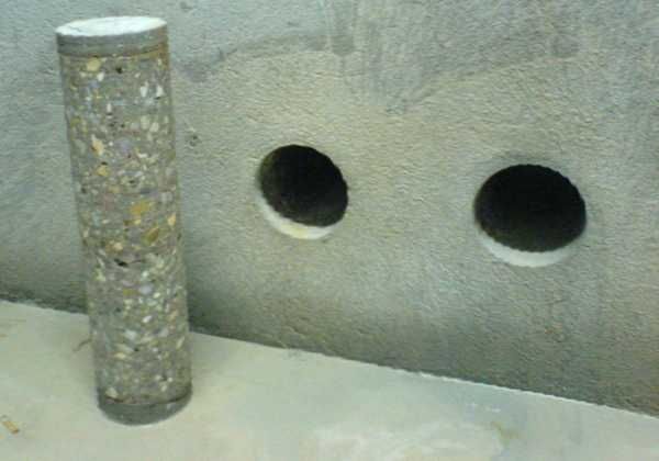 Рязане бетон и Диамантено пробиване