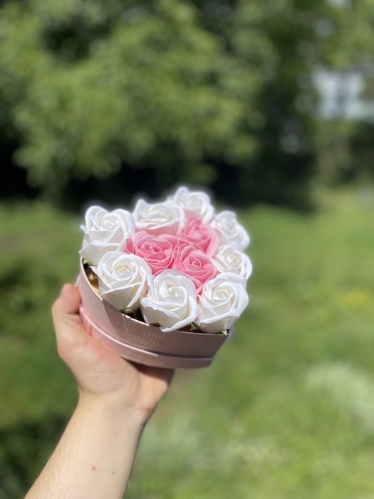 Buchete trandafiri din sapun