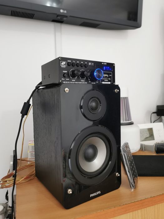 Mini amplificator + boxa Philips