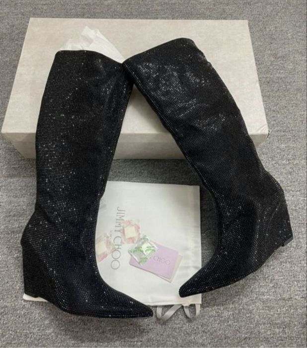 Cizme Jimmy Choo cu strasuri