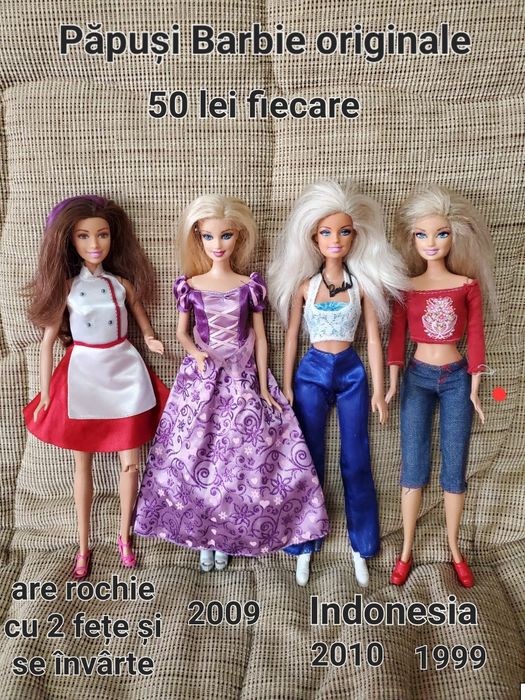 Păpuși barbie 22 articulații,full