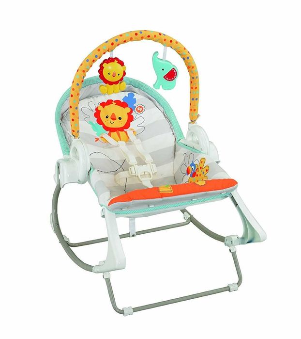 Бебешка музикална люлка шезлонг 3 в 1 Fisher Price