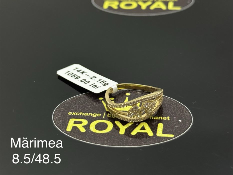 Bijuteria Royal: Inel aur 14k/2.15 gr