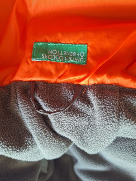 Дебело детско якет Benetton с гъши пух, за момче
