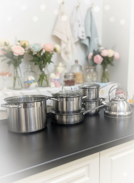 Набор кострюль.