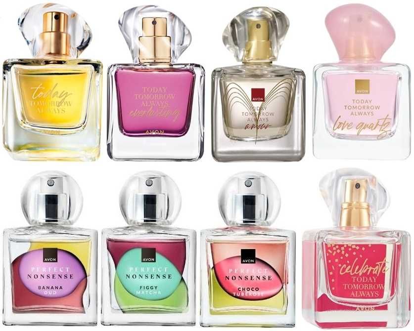 AVON - TTA Today,Far Away,Attraction,Premiere Luxe,Incandessence,Treselle