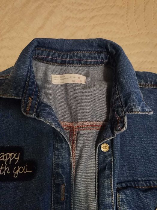 Дънки Okaidi, рокля и блуза Zara 116