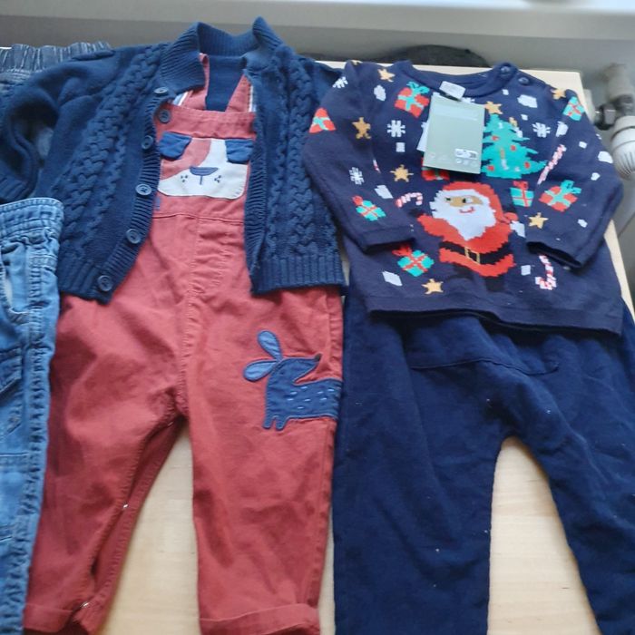 Set pantaloni captusiti si pulovere, Next, Zara, H&M, 6-9 luni