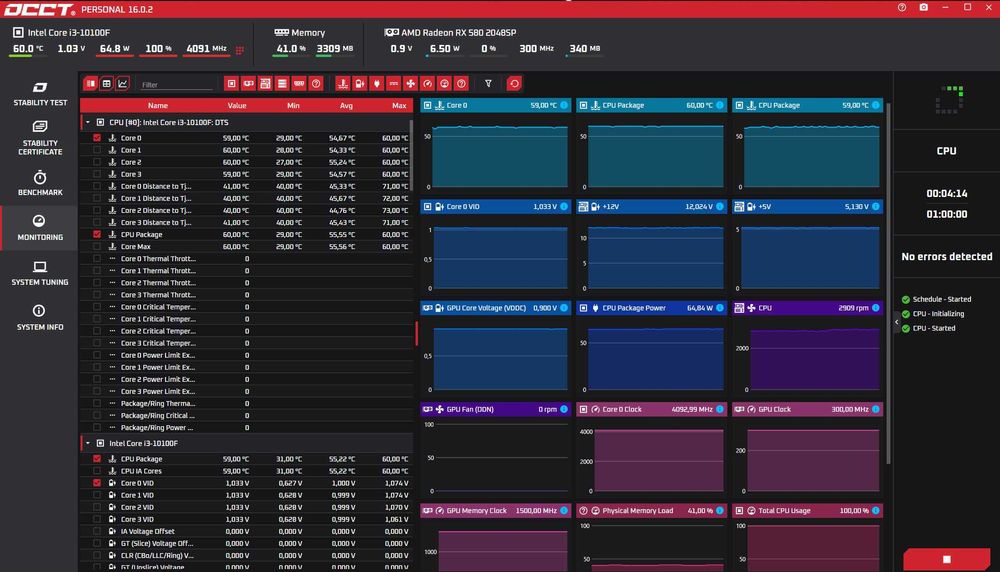 Intel Core i3 10100F + H510 + Radeon RX580