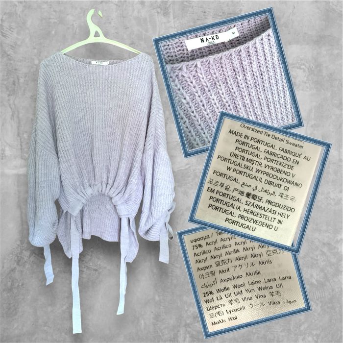 Свитер женский ассиметричный