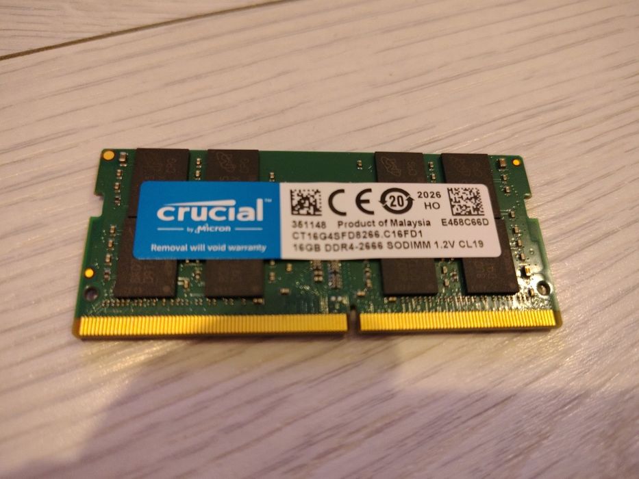 Memorie RAM Crucial laptop 16gb 2666mhz