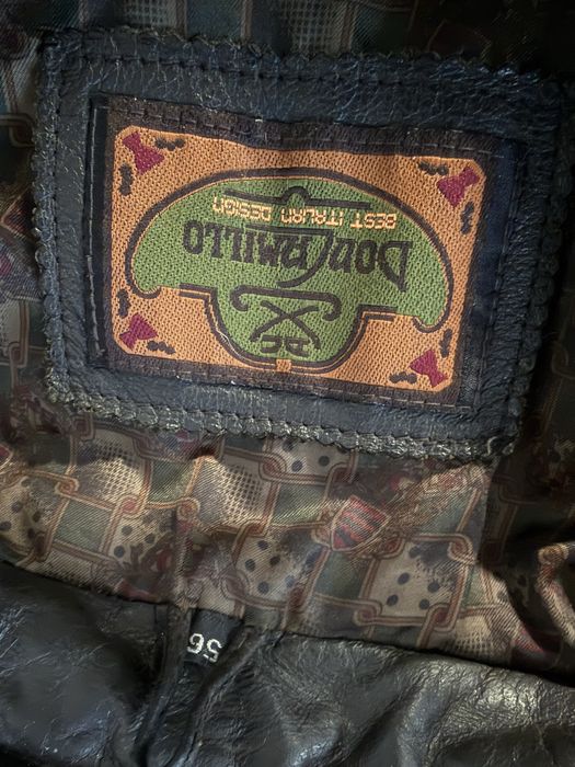 Vesta Piele Naturala DON LAMILLO 90s Negru Barbati | Marime 56 XXL