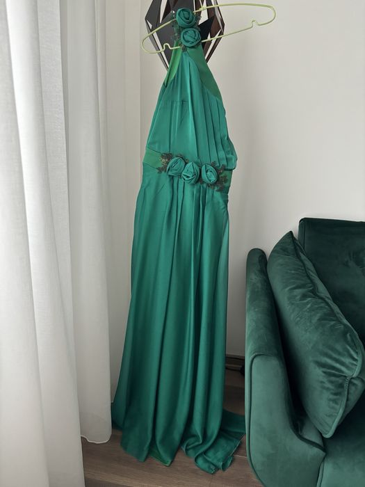 Rochie verde eleganta