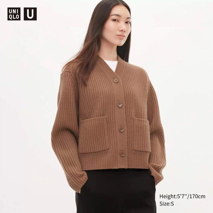 Кардиган Uniqlo XL размер 100 % шерсть