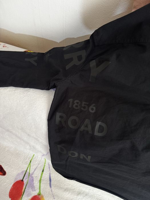 Cămașă Burberry – neagră, logo print – mărime XL