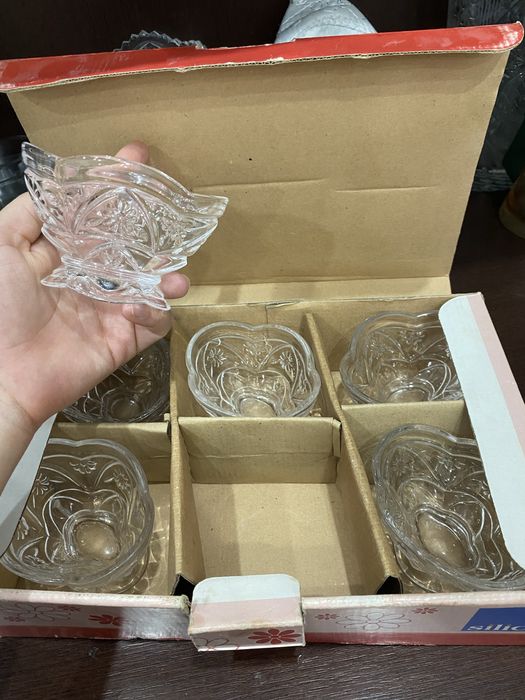 Посуда стакан 6шт вареница