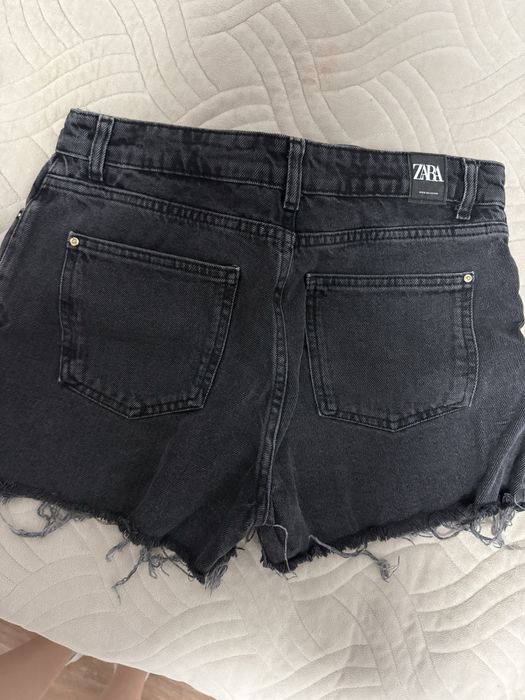 Джинсовые юбка-шорты зара