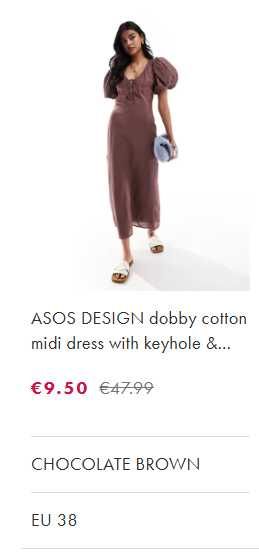 Дълга рокля Asos