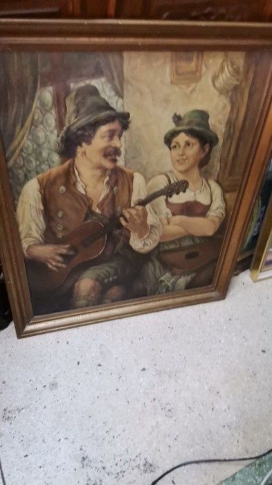 Tablou Pictura in ulei o lucrare veche