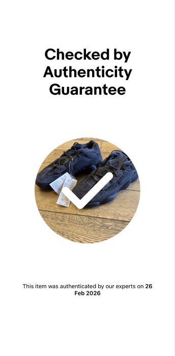 Adidas Yeezy 500 Utility Black 42