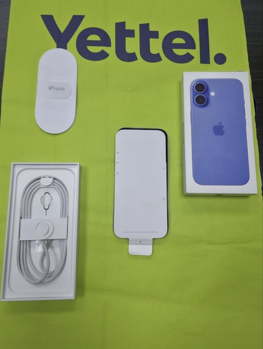 128GB iPhone 16 Гаранция Yettel 3г. 2027 Ultramarine / Син
