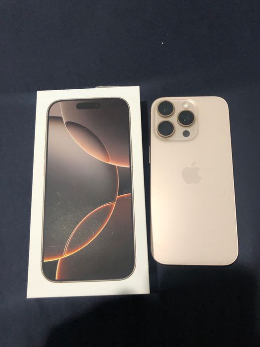*Като нов*iPhone 16 pro 128Gb Desert Titanium 98% батерия