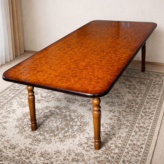 Большой обеденный стол 244х110 см. МДФ, шпонированный