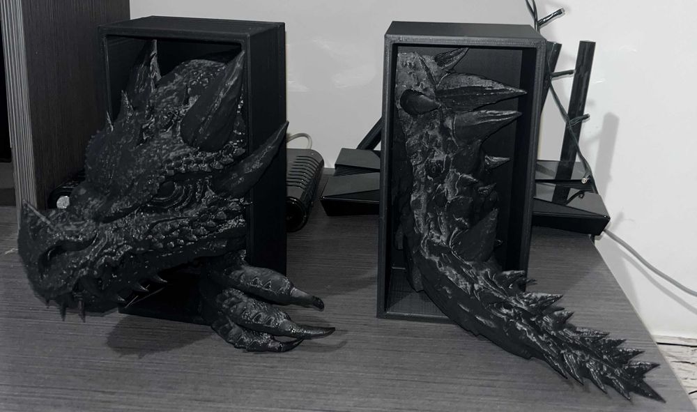 Разделител за книги, декорация - book nook 3д принт