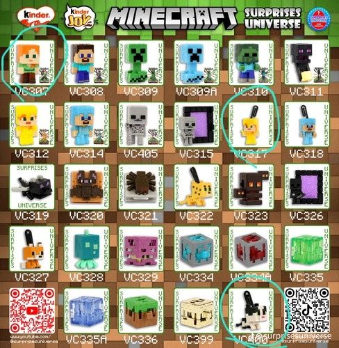 Kinder Joy Minecraft киндер майнкрафт