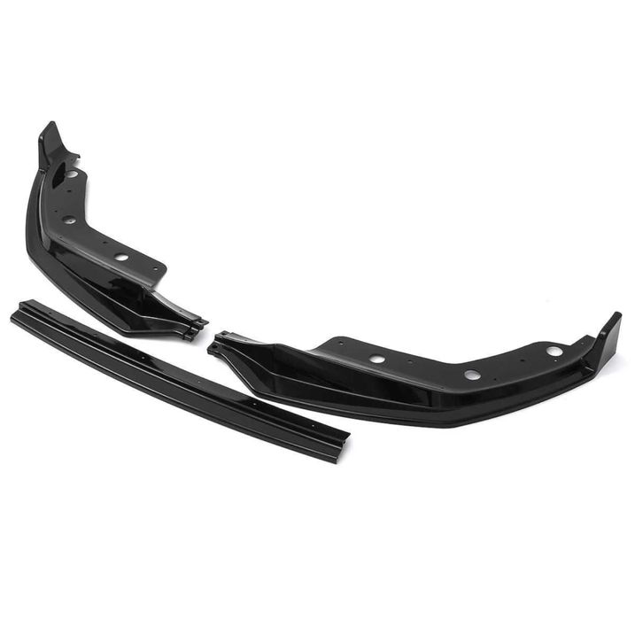 Prelungire Lip Bara Fata M BMW Seria 3 G20 G21 G28 2018+ Negru Lucios