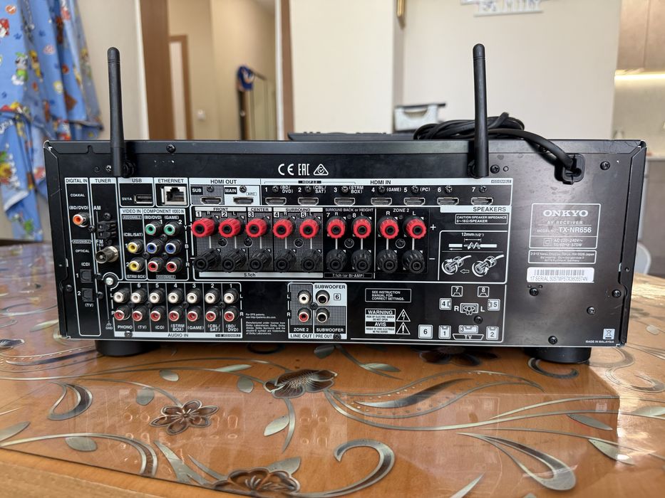 Onkyo TX-NR656 Bluetooth Wi-Fi