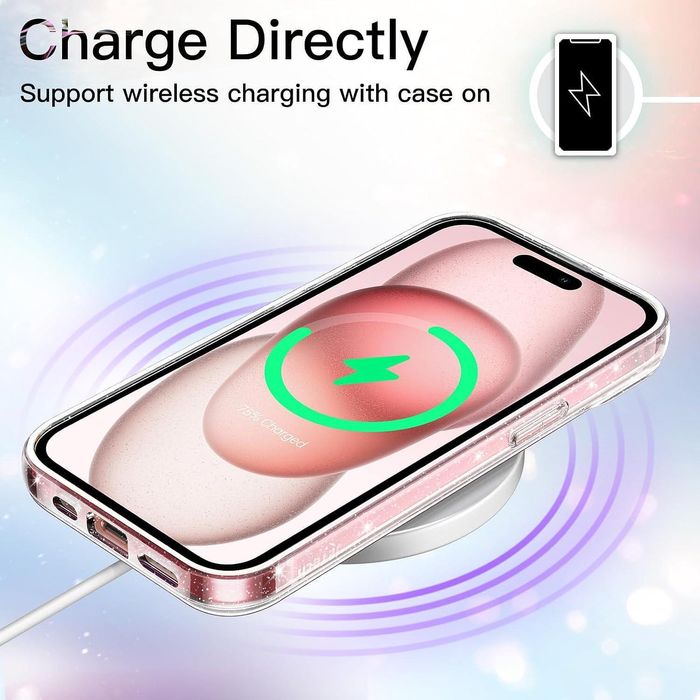 Блестящ Кейс Glitter Case за Apple iPhone 15