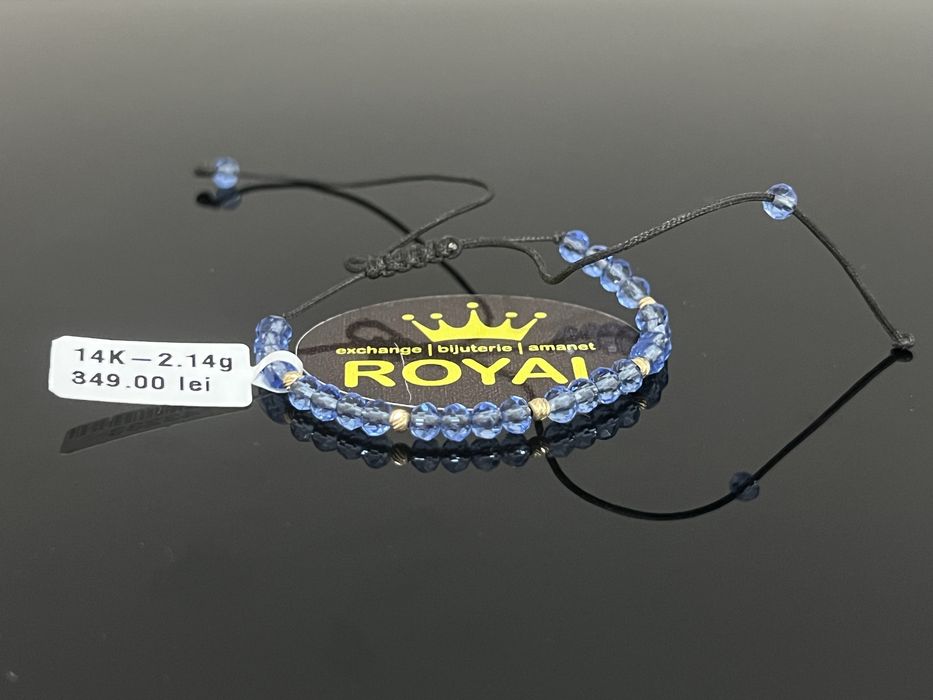 Bijuteria Royal CB : Bratara dama snur bile aur 14k 2,14 grame