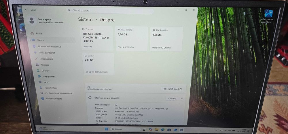 laptop hp pavilion 15 i3 gen 11