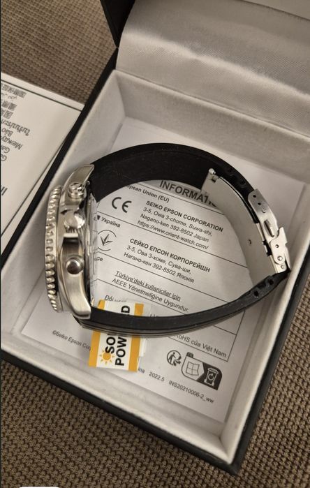 Orient cronograf solar 43mm safir