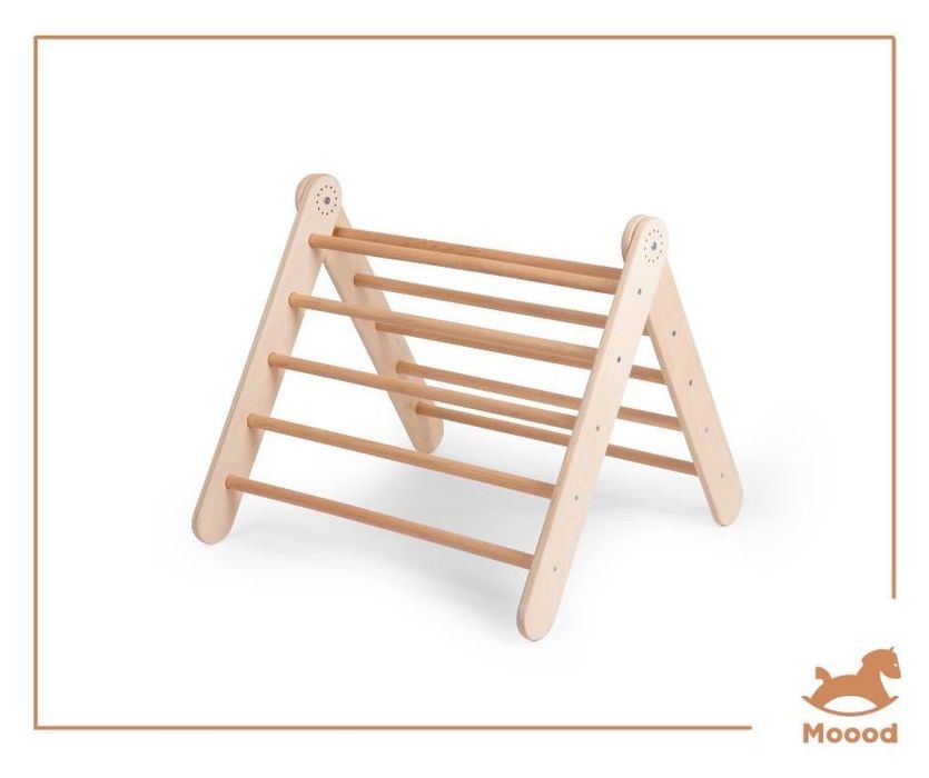 Детски дървени катерушки на Пиклер триъгълни, арки и пързалки