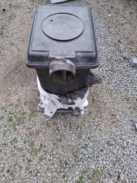 Печка на дърва - запазена