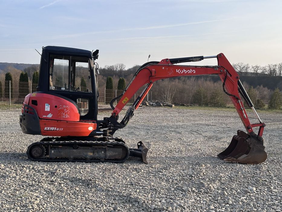 Miniexcavator Kubota KX101 3 2015/2xcupe/stare foarte buna