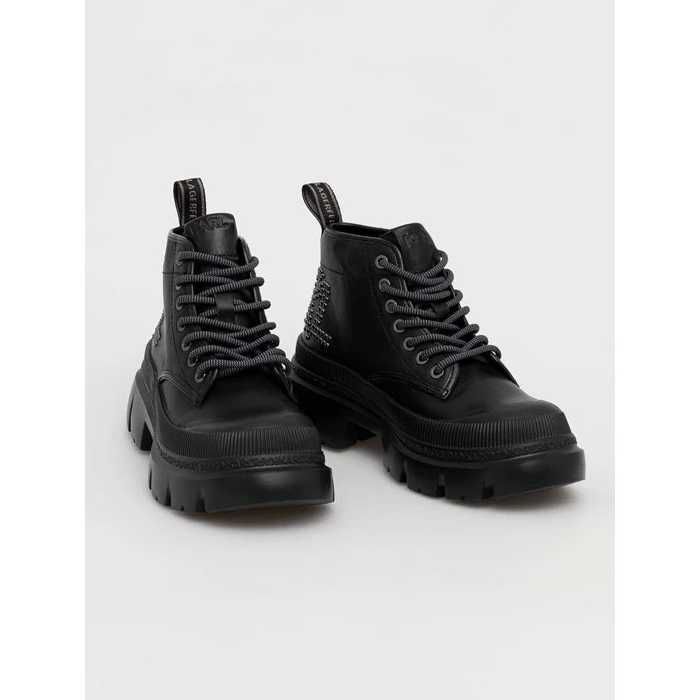 KARL LAGERFELD № 38 – Дамски боти ест кожа с лого на капси нови кутия