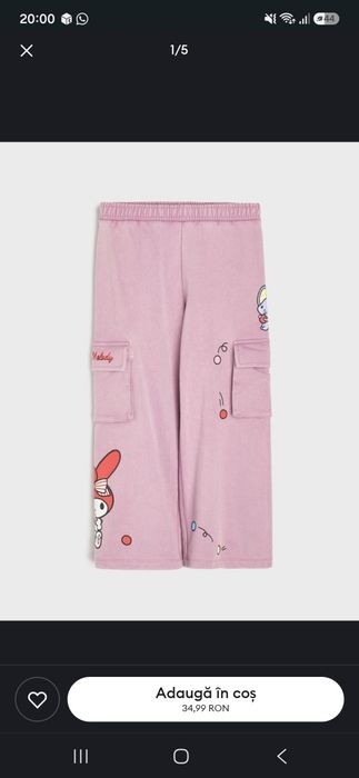 Trening Nou Hello kitty 7-8 ani