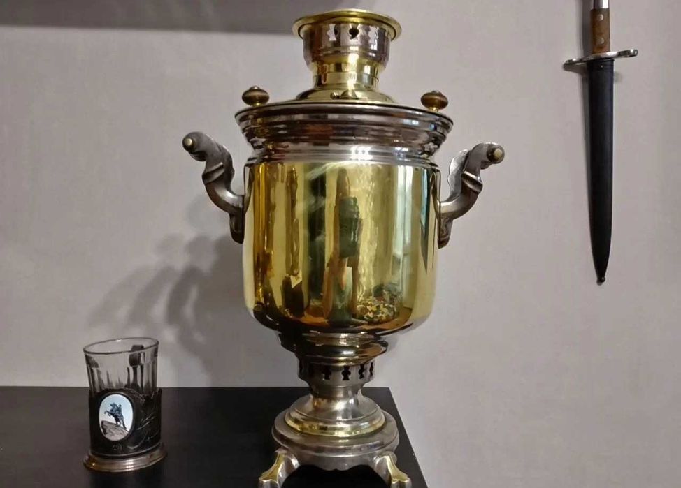 Самовар на дровах СССР, 1946год, 5 литров