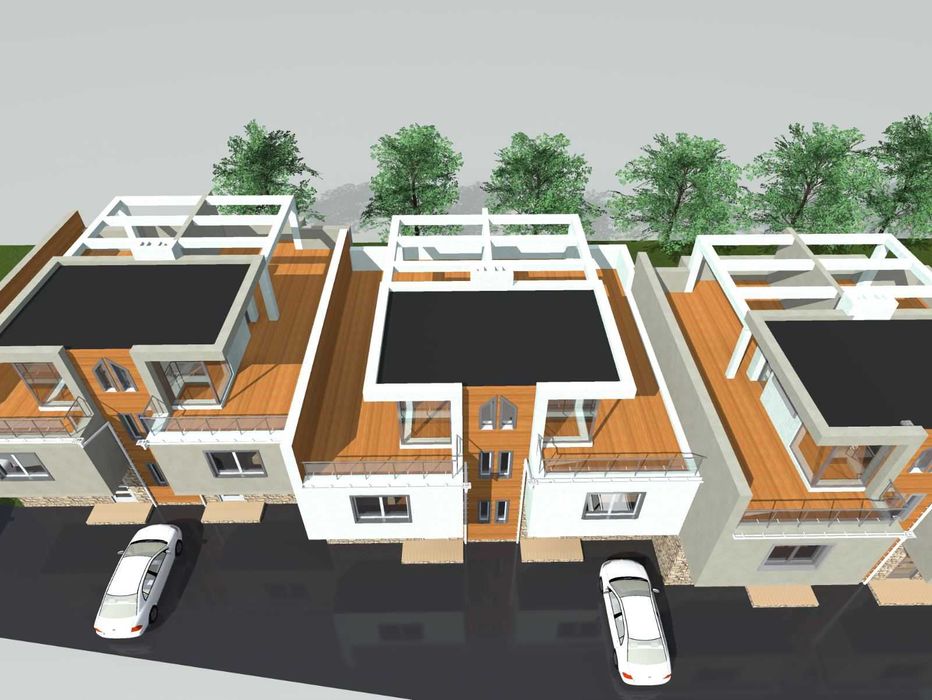 НОВА КЪЩА  с 3 спални и БОНУС  покривна тераса