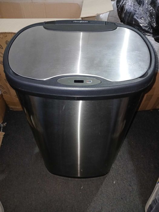 Coș gunoi inox Amagabeli 50L cu senzor automat