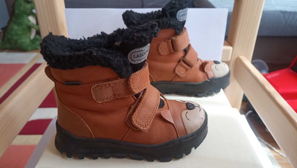 Бебешки ботуши / Детски ботуши Lasocki (кожа, непромокаеми, р. 25)