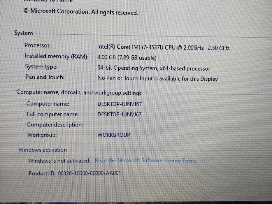 Laptop Asus X550CC